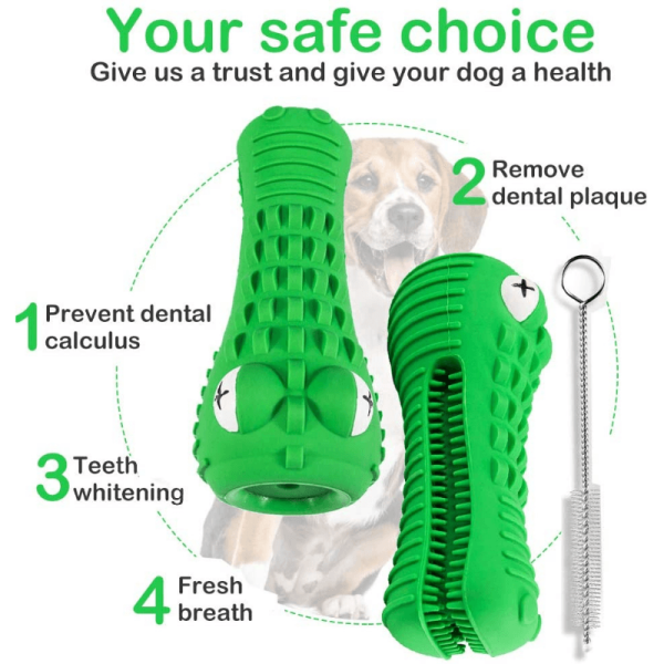 Crocodile Toothbrush and Chew Toy - Image 3