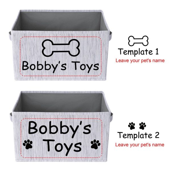 Personalized Pet Toy Storage Basket - Image 10