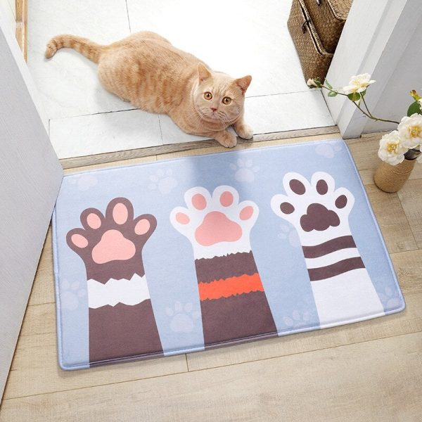 Paw Pattern Floor Mat