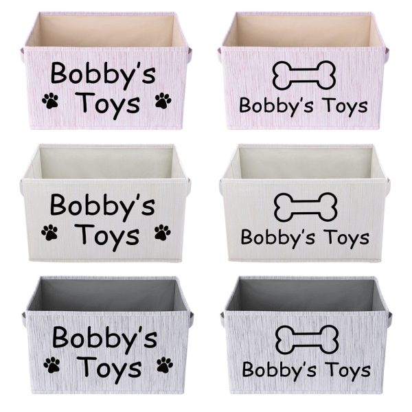 Personalized Pet Toy Storage Basket - Image 8