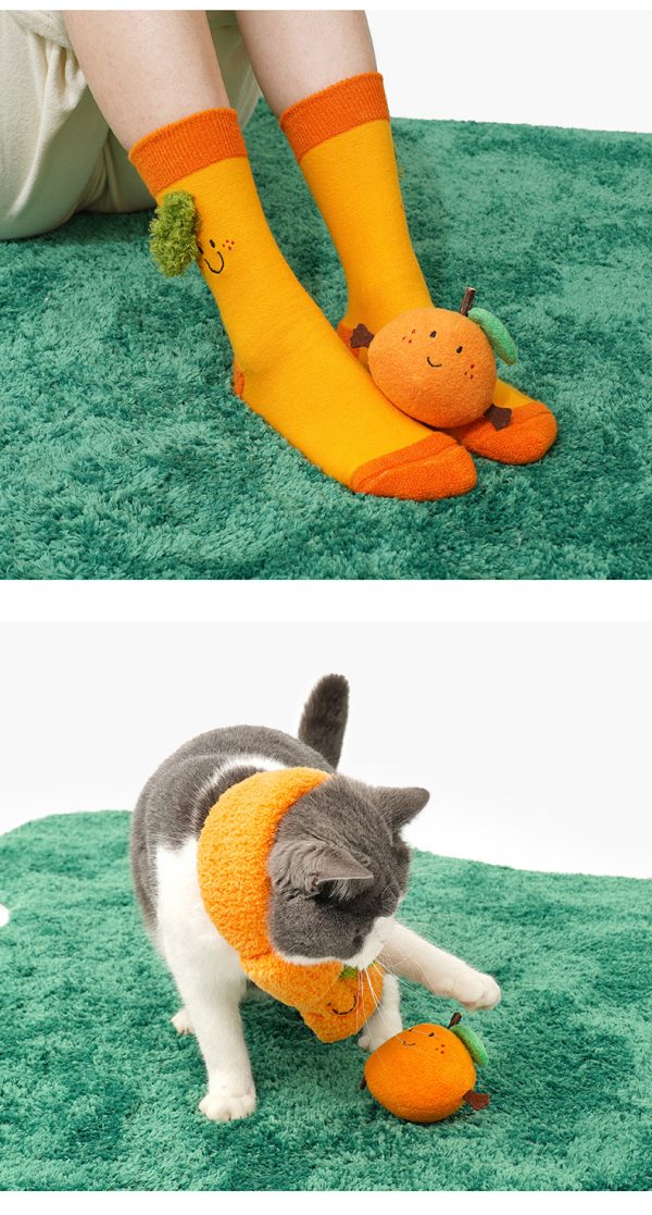 Matching Pet and Owner Orange Costumes - Image 7