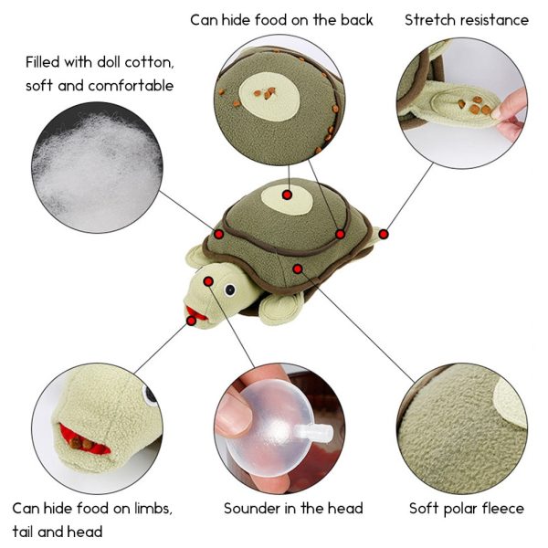 Turtle Design Dog Toy - Image 9